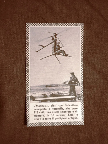 Elicottero monoposto dei - l'elicottero,