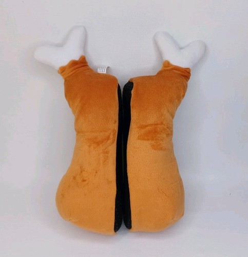 Pantofole peluche gamba