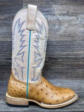 Stivali western da donna M2005 antichi con sella piena di quill struzzo di Macie Bean