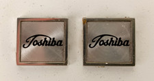COPPIA TARGHETTE - TOSHIBA -