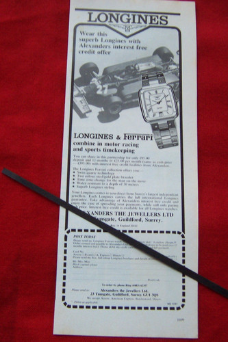 Orologio longines ferrari 1981 - longines,