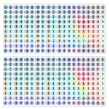 Adesivi riflettenti rotondi