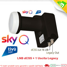 LNB DCSS GTSAT CON 1 USCITA LEGACY - IDONEO PER SKY Q BLACK SKY Q PLATINUM