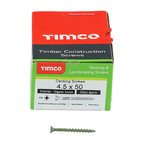 Decking solo screws - decking, green