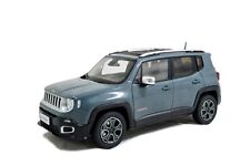 Modellino auto Jeep Renegade 2016 grigio pressofuso scala 1:18 collezione regalo bambini