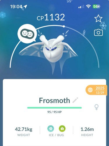 Frosmoth pokemon gen8 - frosmoth,