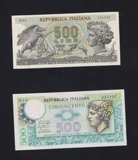 Italia 500 lire aretusa - 500, e