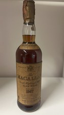 whisky vintage Macallan 1967