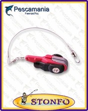 Pinza Stonfo a sgancio rapido della lenza per pesca a traina con affondatore