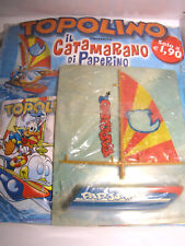 Topolino nuovo n 2589 blisterato luglio 2005 con gadget catamarano di Paperino