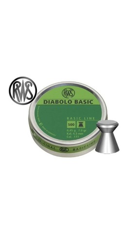 Pallini 5mm rws diabolo - pallini, 4.5mm