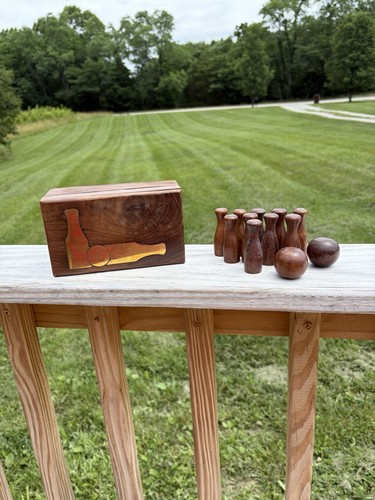Set bowling vintage - , legno