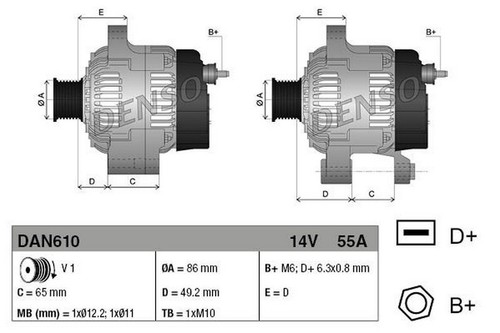 Alternatore per fiat coup - fiat, coup�