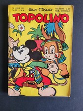 TOPOLINO LIBRETTO n. 46 Luglio 1952 Originale Numero Chiave Raro quasi Ottimo