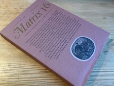 Matrix 16 Whittington Press Randle Typography Printing Letterpress Type Specimen