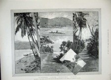 Vecchia stampa antica 1889