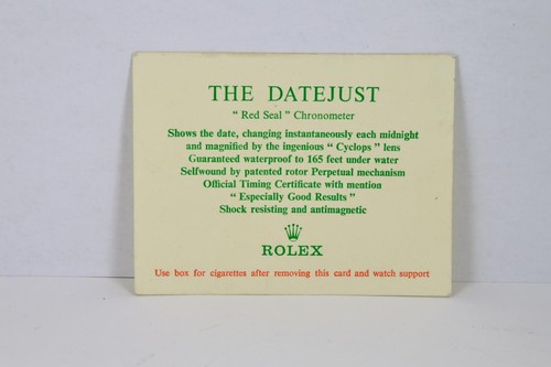 Rolex vintage the datejust - vintage,