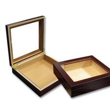 25 Cigars Humidor Dark Walnut