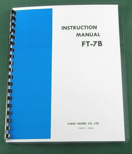 Yaesu manuale di - ft-7b,