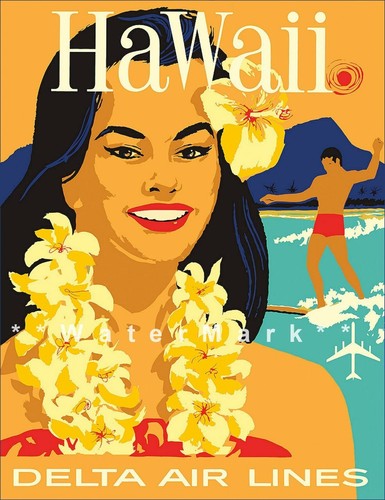 290353 hawaii 1960 delta air - 290353,