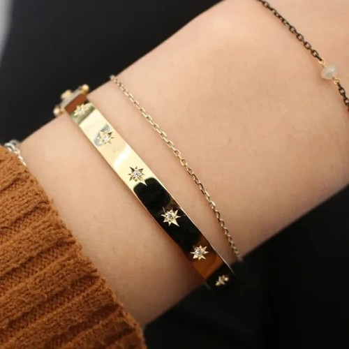 Bracciale donna moissanite