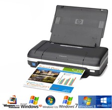 Stampante Portatile Mobile HP DESKJET 470 USB Per Windows XP 7 8 10 Anche A Casa