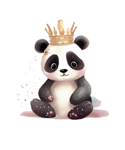 Adesivi auto panda sticker - 9x,