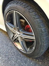 cerchi in lega 17 usati completi di 4 Gomme invernali M+S