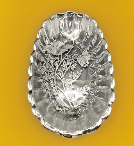 Piatto sedano vintage argento
