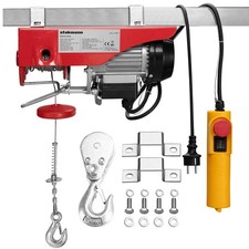 Paranco Elettrico Verricello Montacarichi 200/400kg Sollevatore 1000Watt