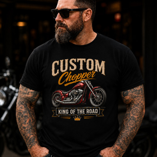 Shirt uomo moto chopper - uomo,