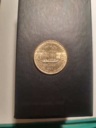 Rara 200 lire centenario - lire,