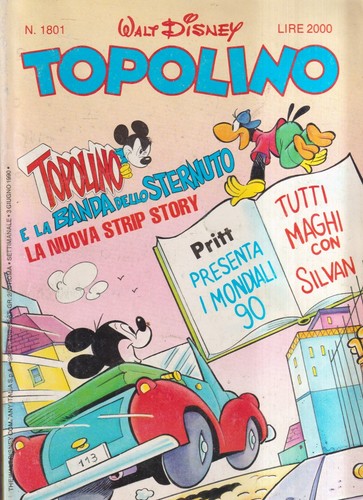 Topolino 1801 giugno - giugno, 1990