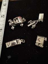 lotto charms argento sterling cose con ruote