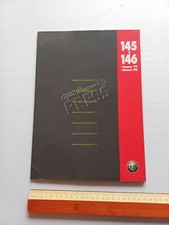 Alfa Romeo 145 - 146 presentazione modelli 1999 motori JTD cartella stampa