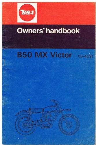 Bsa 500cc b50 victor - bsa,