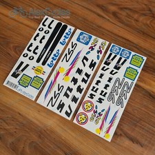 Raro adesivo decalcomanie nere