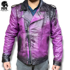 Giacca in pelle da uomo fatta