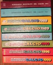 LOTTO DI 8 ALMANACCHI CALCIO