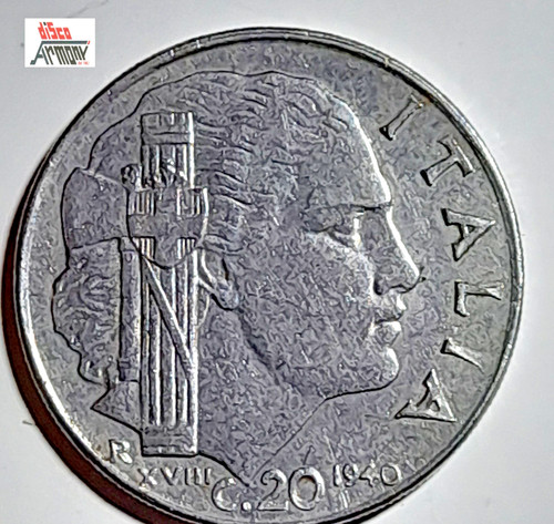 Moneta centesimi 20 - centesimi,