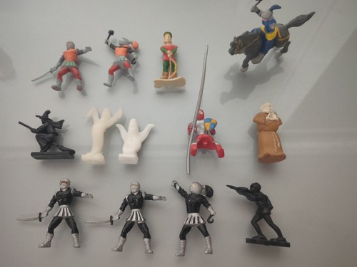 14x figuras pvc - pvc, castillos
