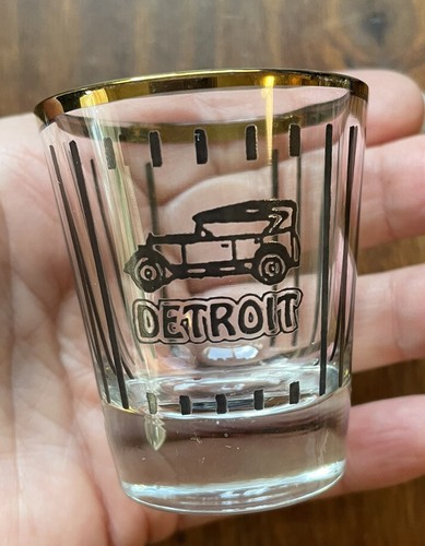 Detroit shot glass vintage - shot,