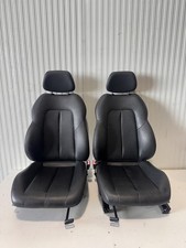 Coppia sedili in pelle nero