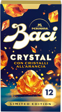 BACI  Crystal Cioccolatini Fondenti All'Arancia Ripieni Al Gianduia, Scatola 150
