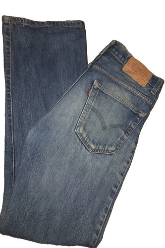 Jeans denim blu levis 505 - levis,