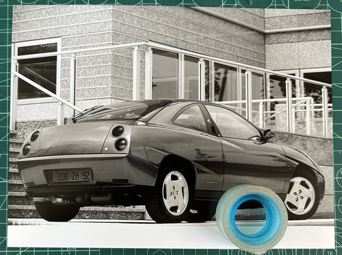 Rara foto press fiat coupe - rara,