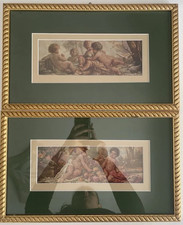 Lotto 2 Quadri Cromolitografie