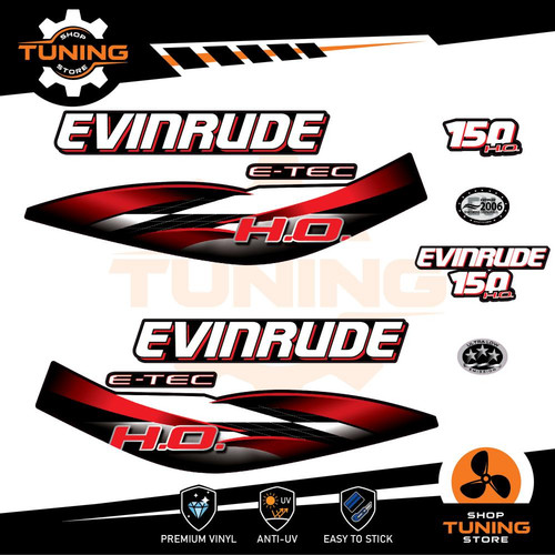 Kit adesivi motore - adesivi, marino