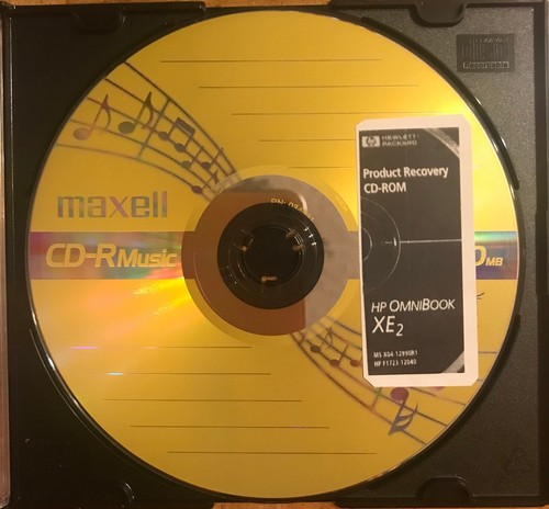 Omnibook xe2 recovery - omnibook,