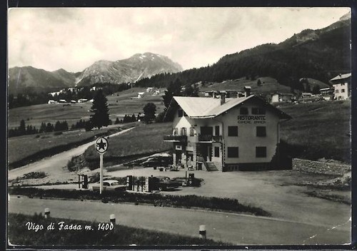 Cartolina vigo fassa - cartolina,